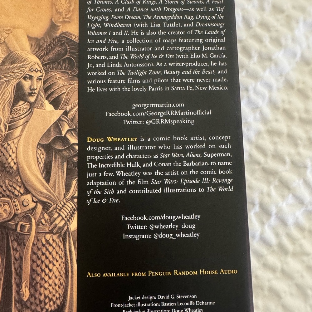 Fire and Blood Hardcover Book - Picture 4 of 5